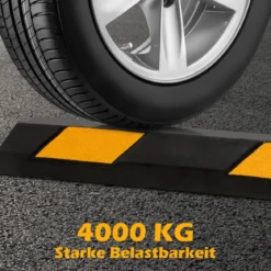183 cm Gummi Radstopper Parkplatzbegrenzung bis 4000 kg Parkbegrenzung Einparkhilfe