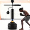 173-213 cm Höhenverstellbarer Boxsack Standboxsack 360 ° Reflexstange mit 2 Speedbällen