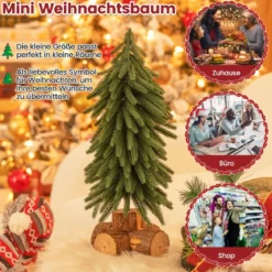 40 cm Hoher Tisch-Weihnachtsbaum Künstlicher Christbaum mit 200 Zweigspitzen