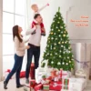 180cm Künstlicher Weihnachtsbaum Tannenbaum Christbaum mit 1.000 PVC-Tannennadeln Grün