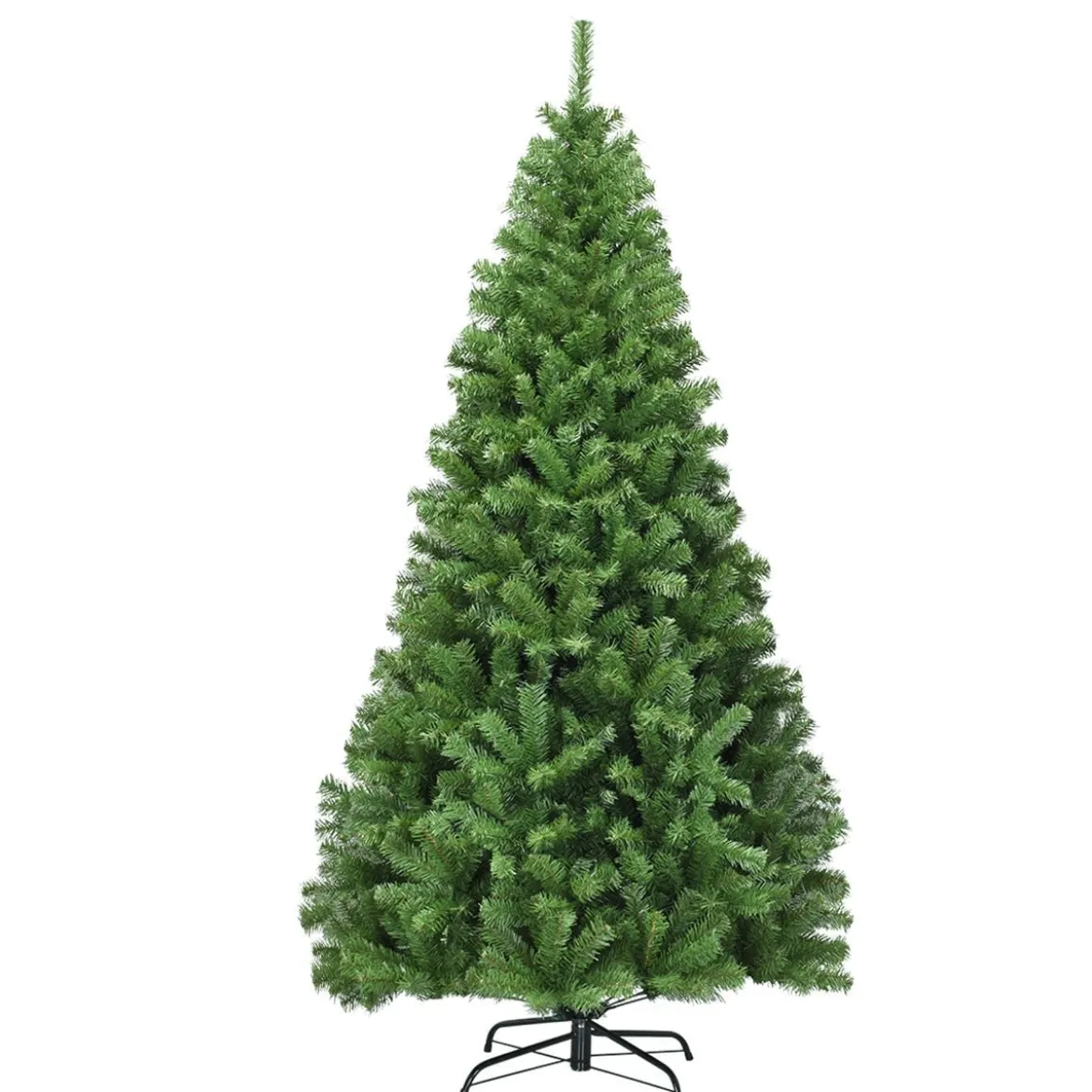 180cm Künstlicher Weihnachtsbaum Tannenbaum Christbaum mit 1.000 PVC-Tannennadeln Grün
