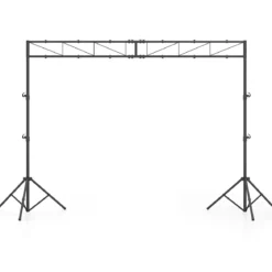 360 cm langes Lichtstativ mit Quertraverse Höhenverstellbarem DJ-Lampenstativ 140–265 cm
