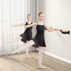 120 cm lange Tanzstange Wandmontierte Ballettstange Ballettausrüstung Fitnessstange mit fester Höhe