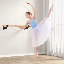 120 cm lange Tanzstange Wandmontierte Ballettstange Ballettausrüstung Fitnessstange mit fester Höhe