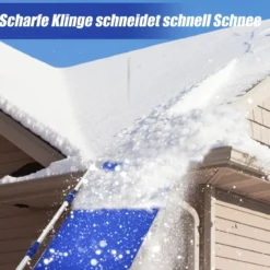 189-620 cm Schnee Dachrechen aus Aluminium Dach Rake Schneeräumer mit Oxford-Stoff