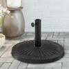 Φ49cm Sonnenschirmständer Robuster Runder Schirmhalter mit Feststellknopf Dicke Eisenstange