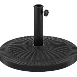 Φ49cm Sonnenschirmständer Robuster Runder Schirmhalter mit Feststellknopf Dicke Eisenstange