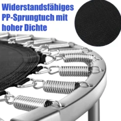 97 cm Trampolin Mini-Falttrampolin faltbar Fitness-Trampolin Blau