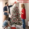 150 cm Verschneiter Weihnachtsbaum Künstlicher Kunstbaum mit Schneefall