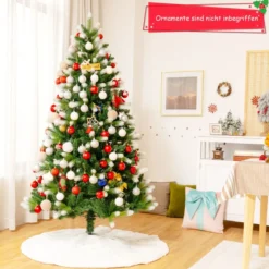 180 cm Weihnachtsbaum Künstlicher Tannenbaum mit 850 PVC-Zweigen