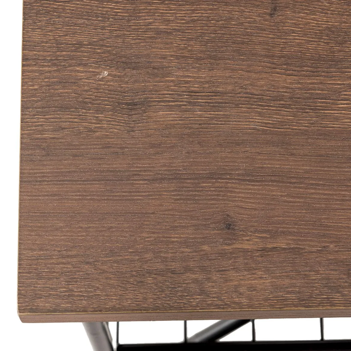 Couchtisch 2 Etagen Wohnzimmer Balkon Sofatisch Beistelltisch mit Stauraum, 105 x 50 x 41,5 cm