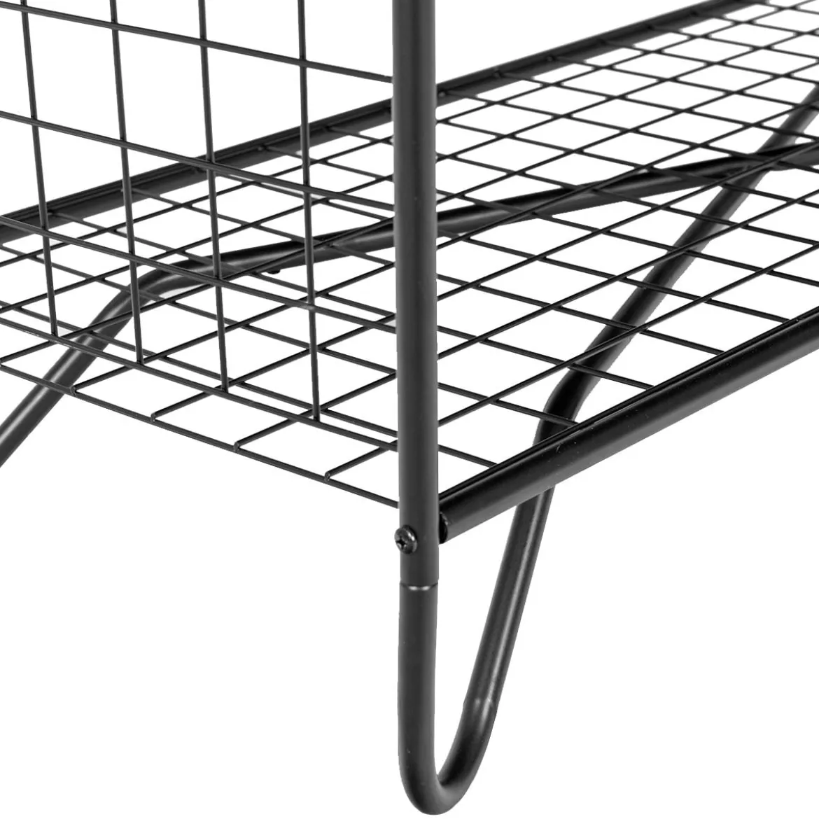 Couchtisch 2 Etagen Wohnzimmer Balkon Sofatisch Beistelltisch mit Stauraum, 105 x 50 x 41,5 cm