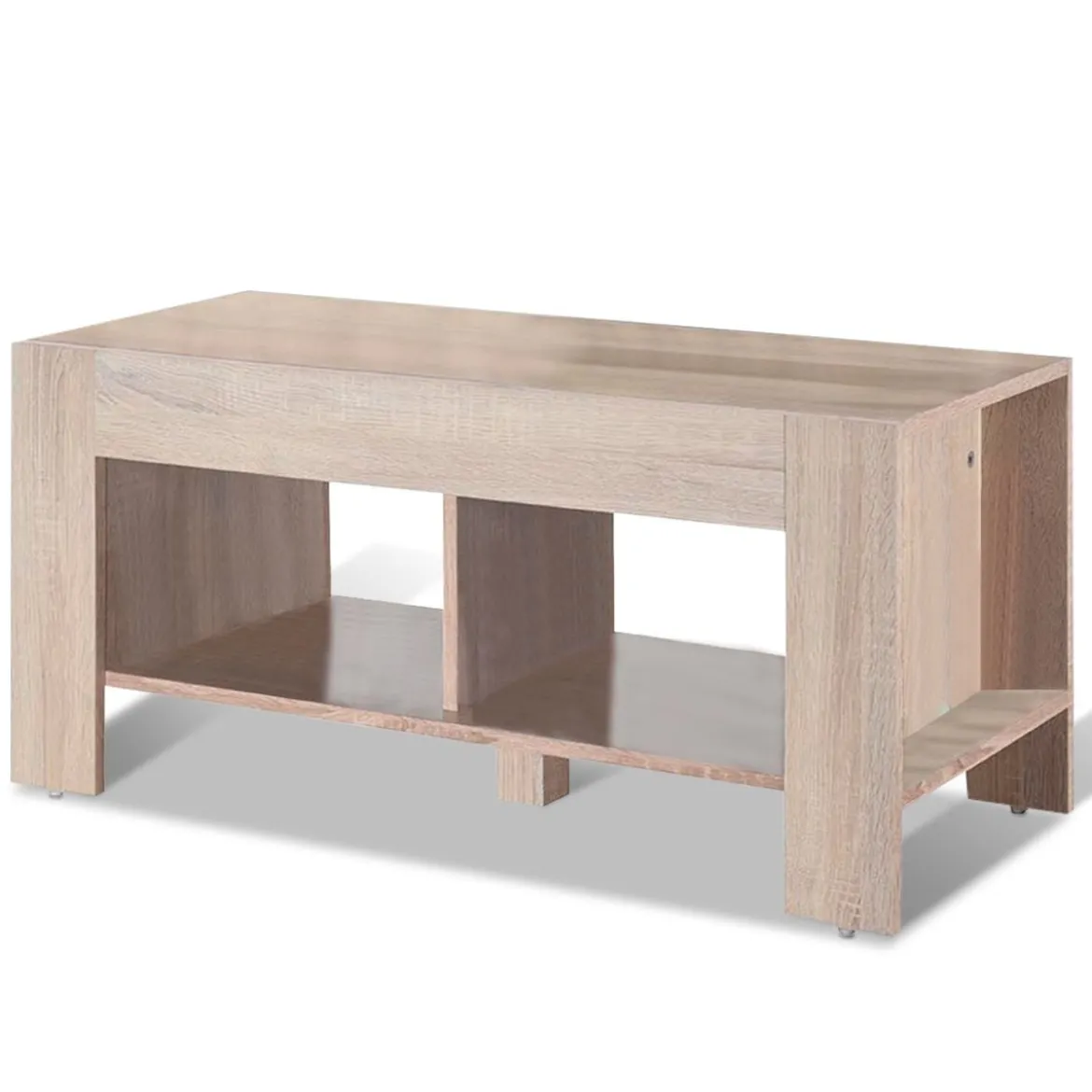 Couchtisch Kaffeetisch Beistelltisch mit 5 Füßen 90 x 39 x 42 cm MDF