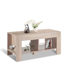 Couchtisch Kaffeetisch Beistelltisch mit 5 Füßen 90 x 39 x 42 cm MDF