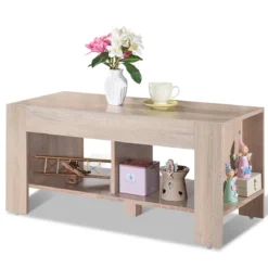 Couchtisch Kaffeetisch Beistelltisch mit 5 Füßen 90 x 39 x 42 cm MDF