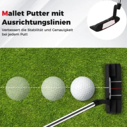 Damen Komplett Golfschläger Set 15 Teilges Golf Set Rechtshänder mitGolftasche & Regenhaube Rot
