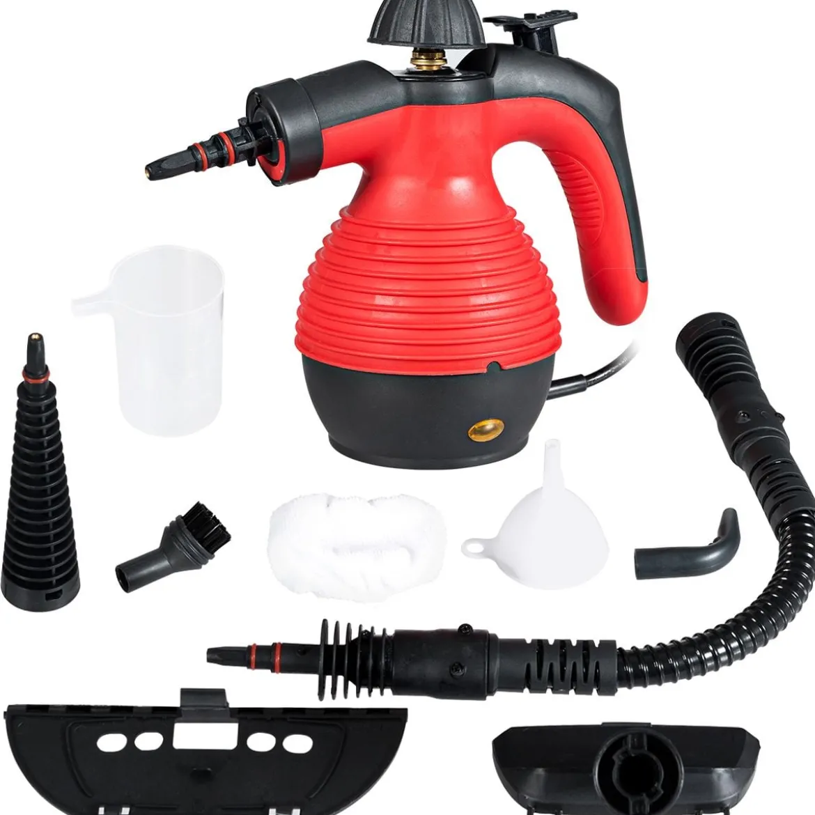 Dampfreiniger Handgerät chemiefreies Reinigen Dampfreinigen für Zuhause, Auto oder Veranda Rot