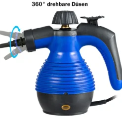 Dampfreiniger mit Handgriff Dampfdruckreiniger350 ml Wassertank Füllkapazität Dampfreinigen Blau