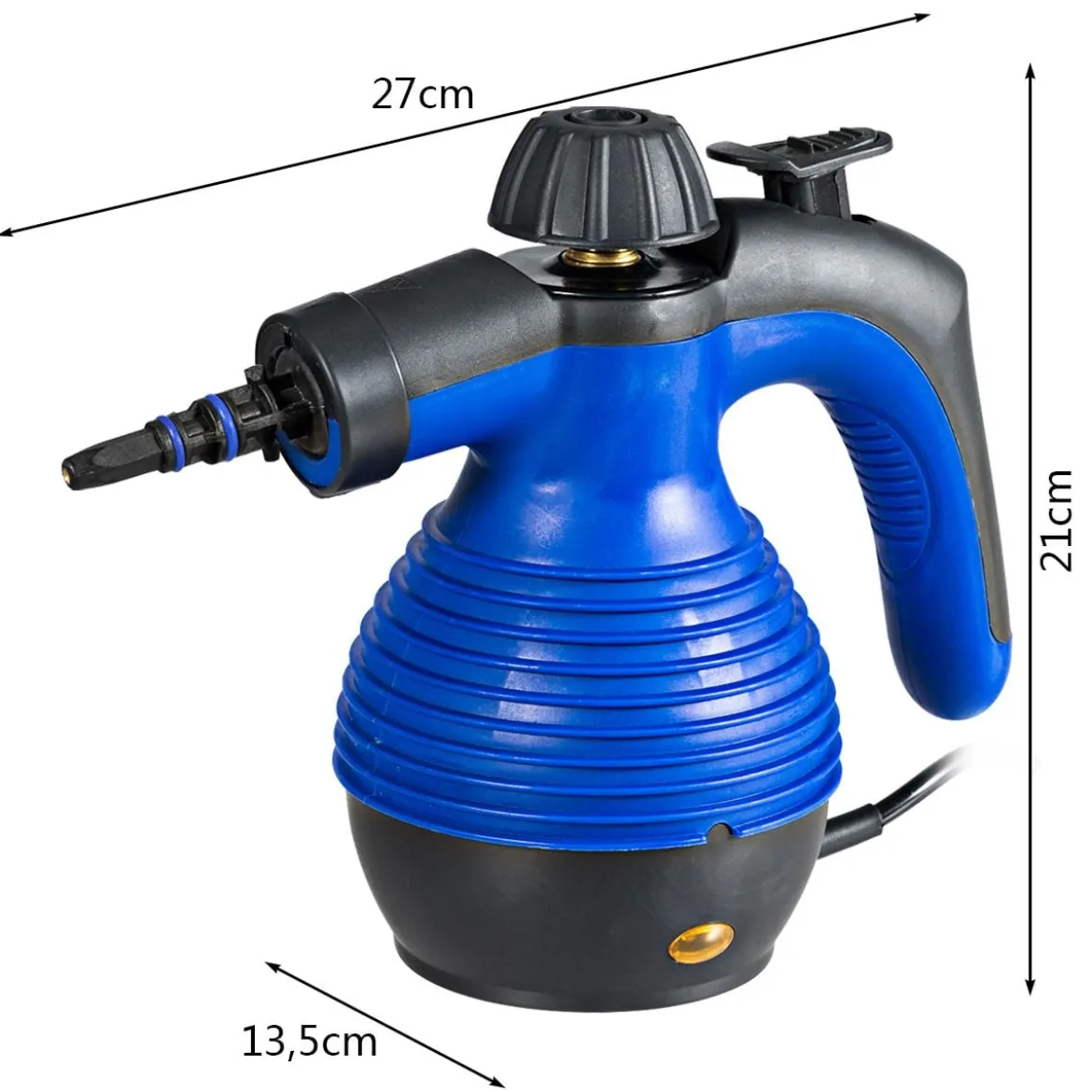 Dampfreiniger mit Handgriff Dampfdruckreiniger350 ml Wassertank Füllkapazität Dampfreinigen Blau