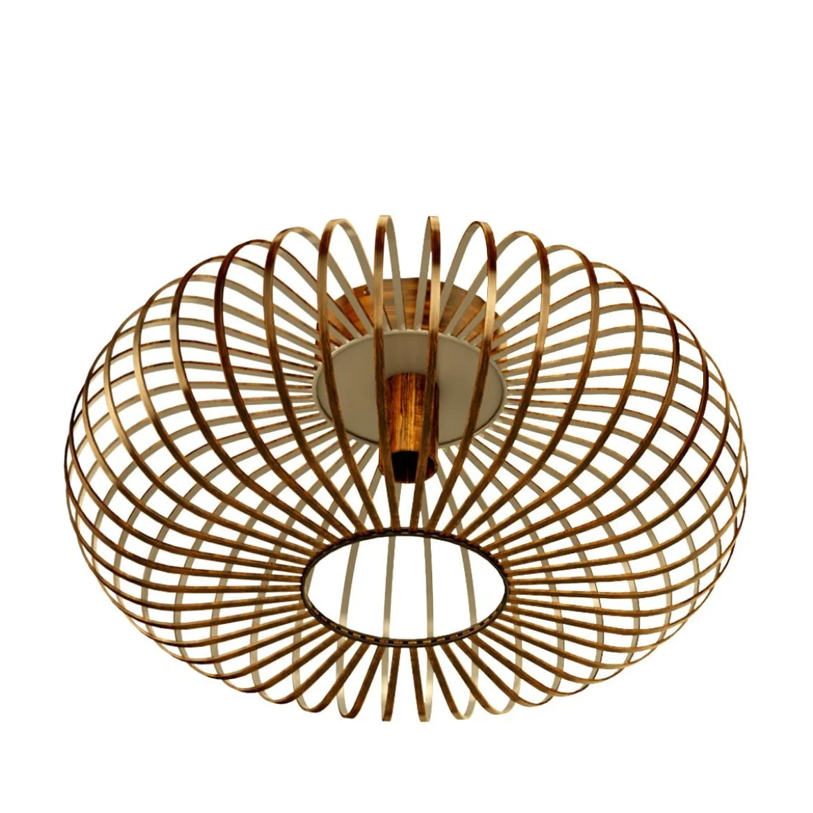 Deckenleuchte im antiken Messingdesign Deckenlampe Retro Lampe Vintage Metall Kupferfarben