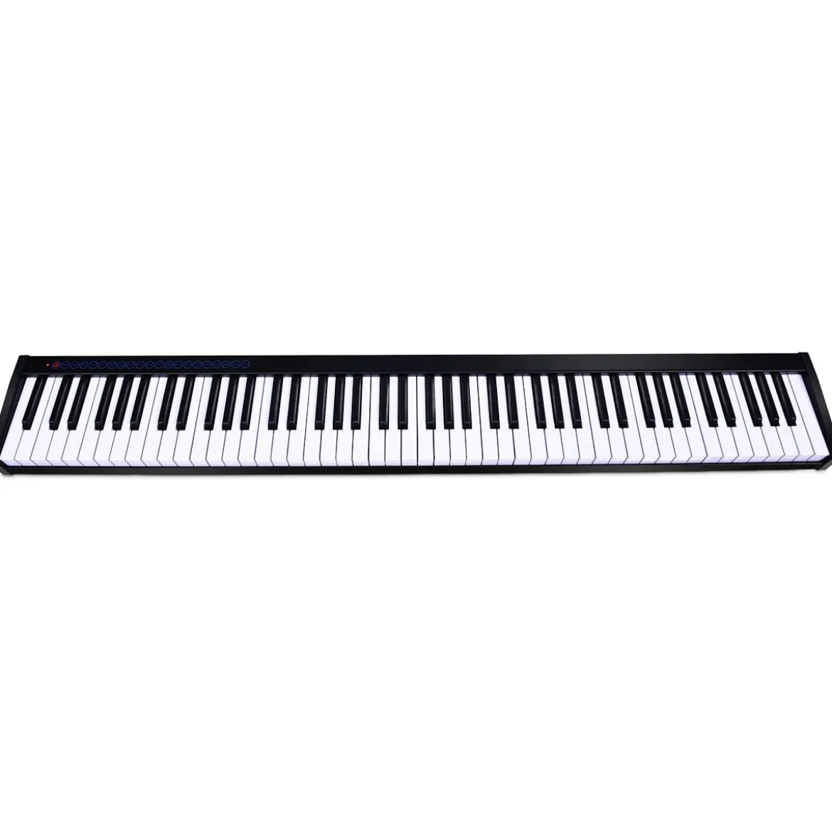 Digitales Piano Keyboard 88 Tasten tragbares elektronisches Musikinstrument Kinderklavier Kinderpiano Schwarz