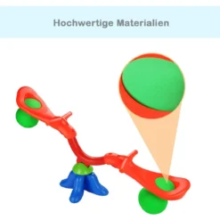360° Drehbare Karussell Wippe mit Griff zum Festhalten Jede Seite bis 25kg Belastbar