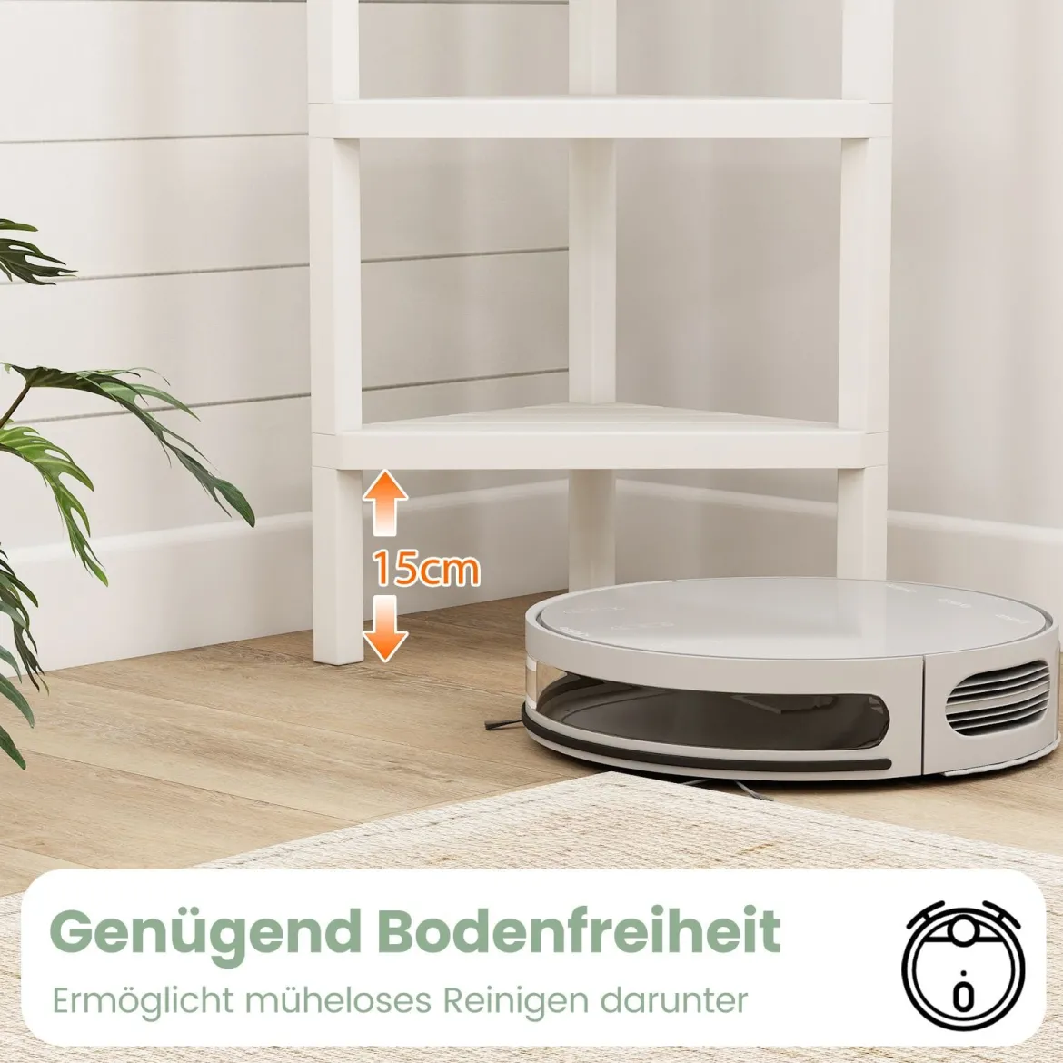 Eckregal 4-stöckiges Eckbücherregal mit offenen Lattenregalen freistehender Ausstellungsständer Schwarz/Grau/Weiß