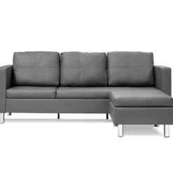 Ecksofa Couchgarnitur Sofagarnitur Schlafsofa Wohnzimmersofa mit Ottomanen