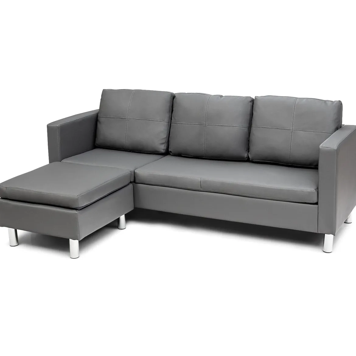 Ecksofa Couchgarnitur Sofagarnitur Schlafsofa Wohnzimmersofa mit Ottomanen