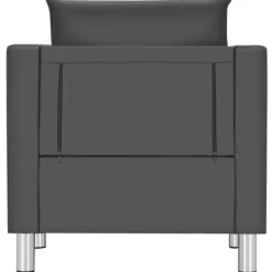 Einzelsofa Loungesessel Einzelsessel Sofagarnitur Ledersessel mit Kissen