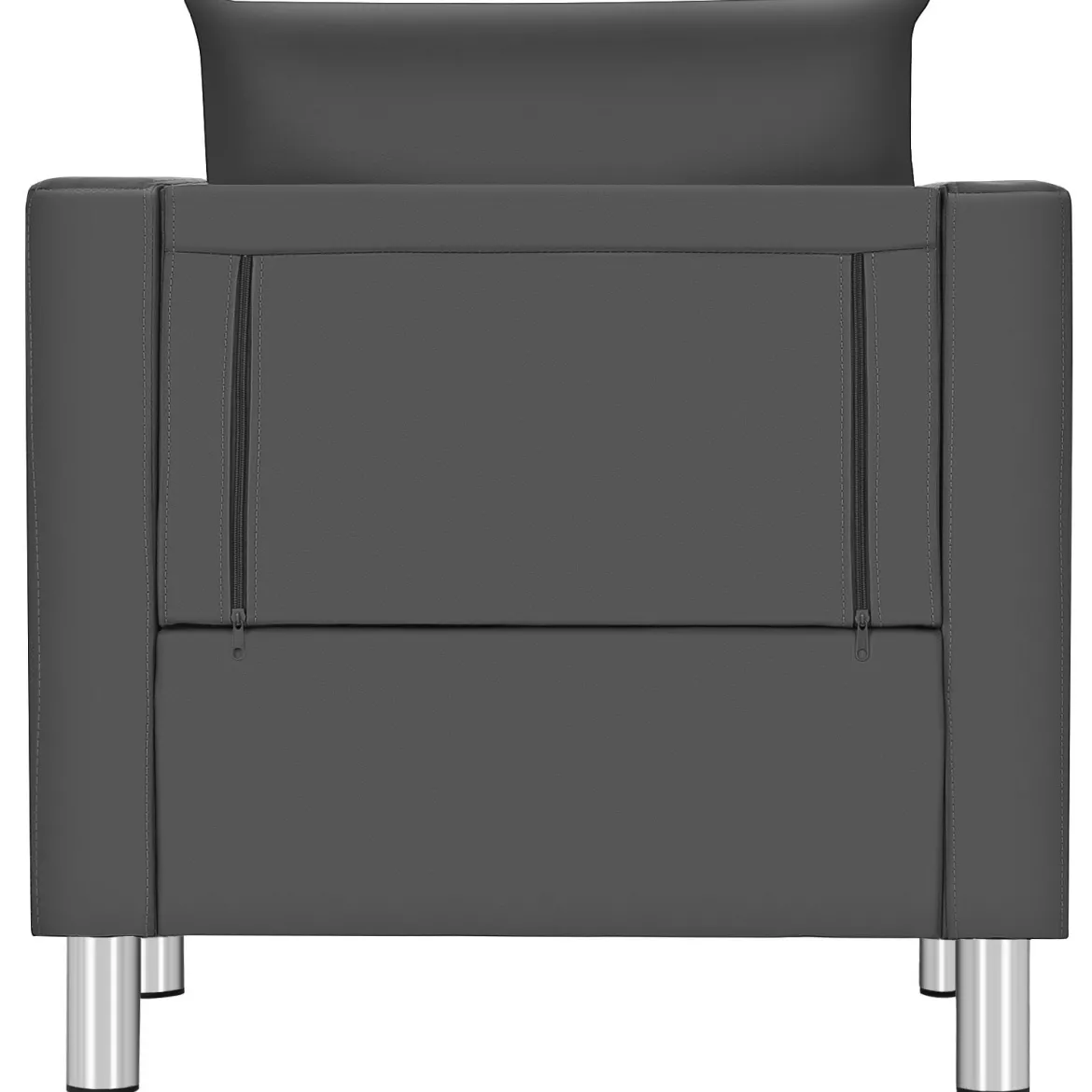 Einzelsofa Loungesessel Einzelsessel Sofagarnitur Ledersessel mit Kissen