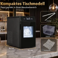 Eiswürfelmaschine Eiswürfelbereiter für 50 mm Eiskugel 48 Stück/Tag Eiskugelmaschine aus Edelstahl