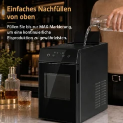 Eiswürfelmaschine Eiswürfelbereiter für 50 mm Eiskugel 48 Stück/Tag Eiskugelmaschine aus Edelstahl