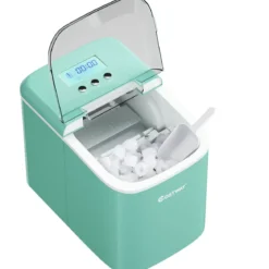 Eiswürfelmaschine Ice Maker Eismaschine Eiswürfelbereiter inkl. Eiswürfelschaufel Eiswürfel Grün