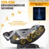 Elektrischer Massagesessel verstellbarer Shiatsu-Sessel 143 x 77 x 111 cm Kaffee