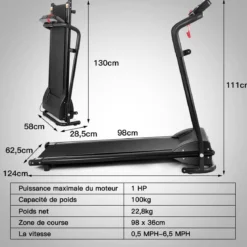 Elektrisches Laufband Klappbar Heimtrainer Rollbar Fitnessgerät LCD Display