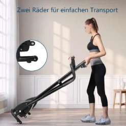 Elektrisches Laufband Klappbar Heimtrainer Rollbar Fitnessgerät LCD Display