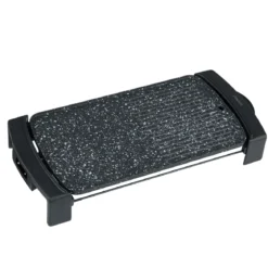 Elektrogrill 2150 W Tischgrill Elektrisch mit Doppelzone für Drinnen und Draußen 44 × 24 cm