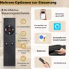 50" Elektrokamin mit Heizung 750W/1500W Einbaukamin mit Fernbedienung & App-Steuerung WiFi