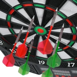 Elektronische Dartboard Dartscheibe Dartautomat LED Dartspiel Dartpfeil + 12 Pfeile