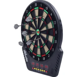 Elektronische Dartscheibe LCD Dartboard Dartspiel Dartpfeil Dart Board +6 Pfeile