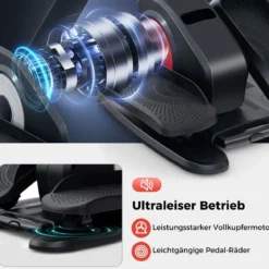 Ellipsentrainer Unter den Schreibtisch mit Anzeigemonitor & Fernbedienung Elektrischer Pedaltrainer