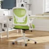 Ergonomischer Bürostuhl mit Hochklappbaren Armlehnen & Wippfunktion Schreibtischstuhl Grün