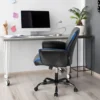 Ergonomischer Computerstuhl mit integrierten Armlehnen Höhenverstellbar Bürostuhl