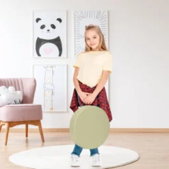 6er Set Kinder Stuhlkissen mit Griff & Reißverschluss Bodenkissen Sitzkissen