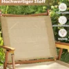 2er Set Klappbare Campingstühle mit Aluminiumrahmen Klappstühle Ultraleichte Klappstühle
