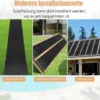 2er Set Schwimmbeckenheizung 500 x 75 cm Solarkollektorplatten für 21500 L Unterirdische und Oberirdische Pools