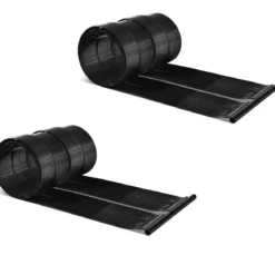 2er Set Schwimmbeckenheizung 500 x 75 cm Solarkollektorplatten für 21500 L Unterirdische und Oberirdische Pools