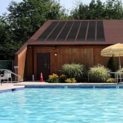 2er Set Schwimmbeckenheizung 500 x 75 cm Solarkollektorplatten für 21500 L Unterirdische und Oberirdische Pools