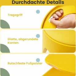 8er Set stapelbare Hocker 46 cm hohe verschachtelbare Kunststoffhocker tragbare Rückenfreie Stühle Bunt